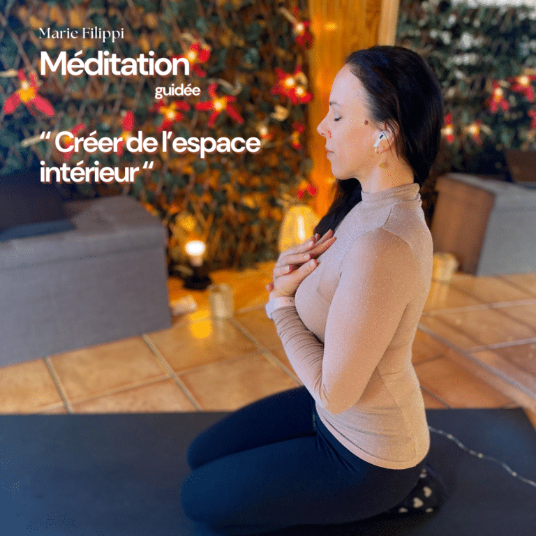 Méditation – Créer de l’espace intérieur